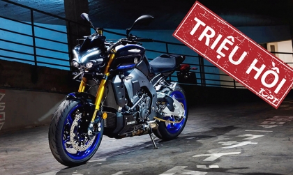 Thế giới 2 bánh: Yamaha triệu hồi MT-09 và MT-10 vì lỗi cảm biến bướm ga